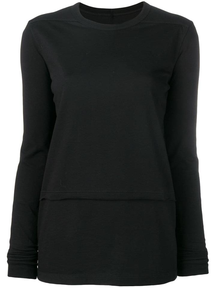 Rick Owens Drkshdw Longsleeved Jersey - Black