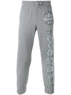 Moschino - Printed Sweatpants - Men - Cotton - S, Grey, Cotton