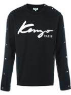 Kenzo Kenzo Signature Studded Sweatshirt, Men's, Size: Xl, Black, Cotton