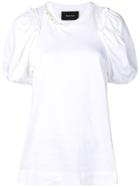 Simone Rocha Puff Sleeve T-shirt - White