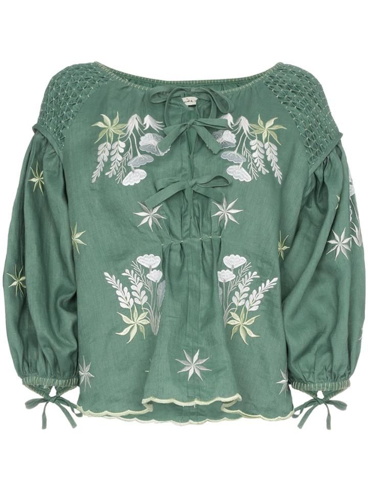 Innika Choo Oliver Daily Smock Top - Green