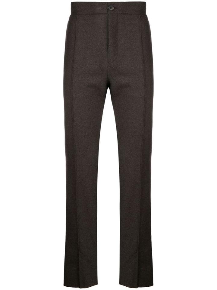 Z Zegna Formal Knit Trousers - Grey