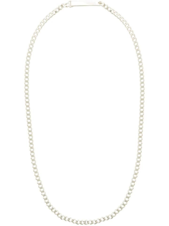 Saskia Diez Chain Choker Necklace - Silver