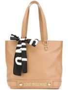 Love Moschino Wide Shopper Bag - Nude & Neutrals