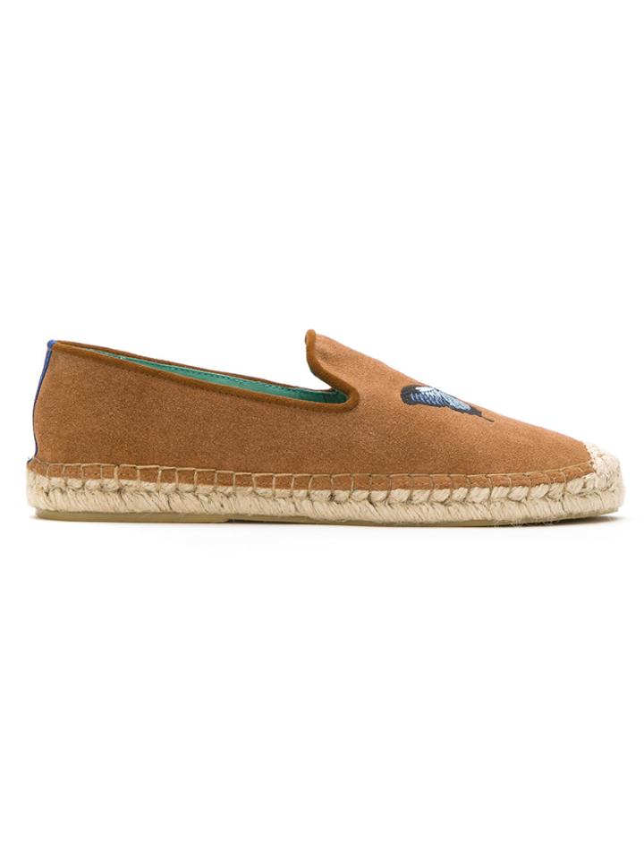 Blue Bird Shoes Butterfly Espadrilles - Brown