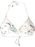 Tory Burch Printed Bikini Top - Neutrals