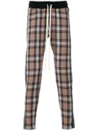 Represent Tartan Print Trousers - Nude & Neutrals