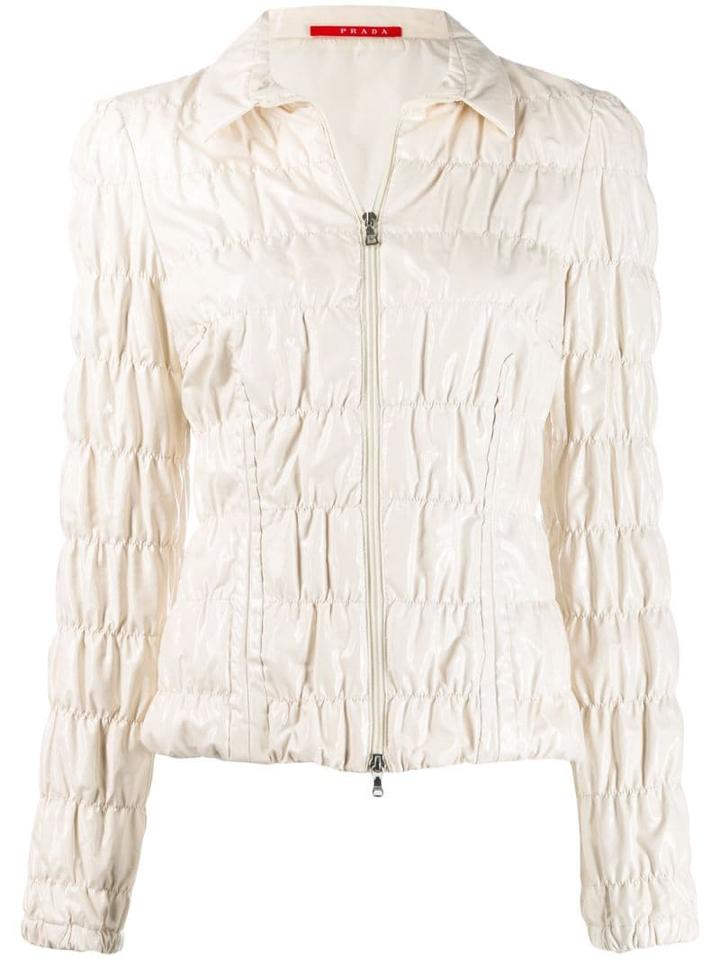 Prada Pre-owned Quilted Jacket - White