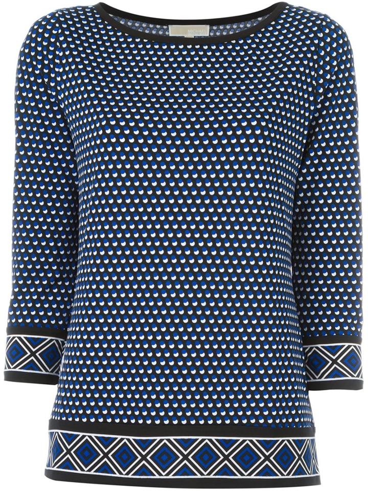 Michael Michael Kors Geometric Print Top