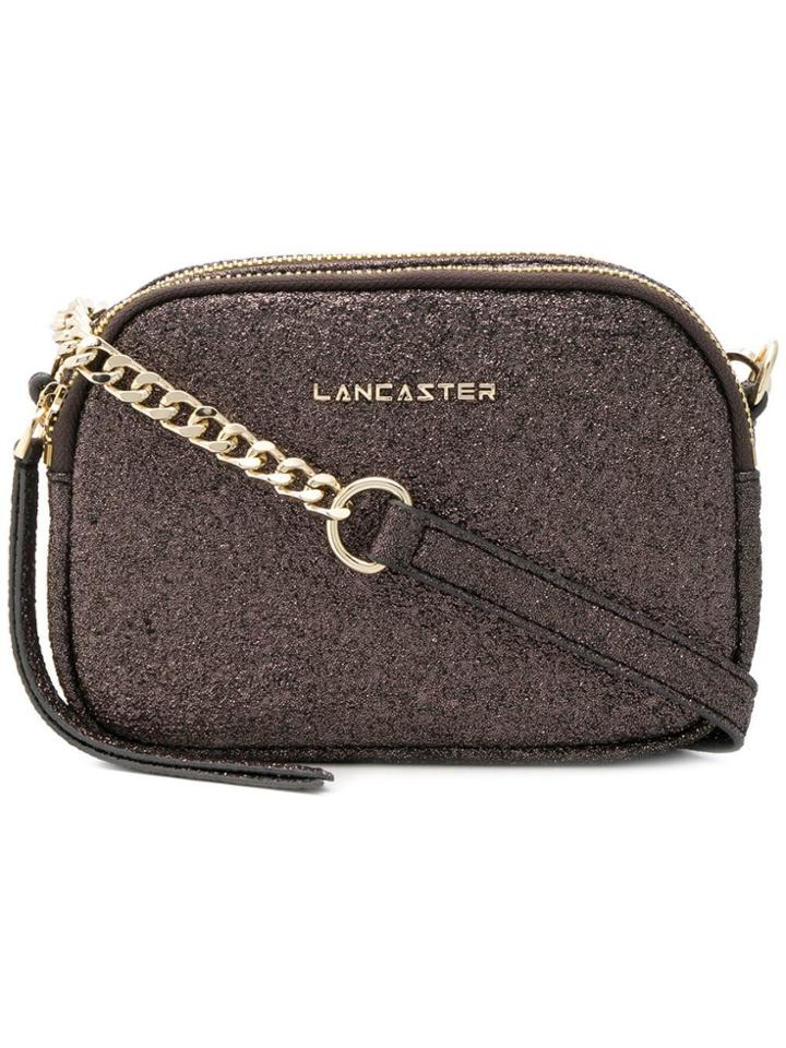 Lancaster Glittery Cross Body Bag - Purple