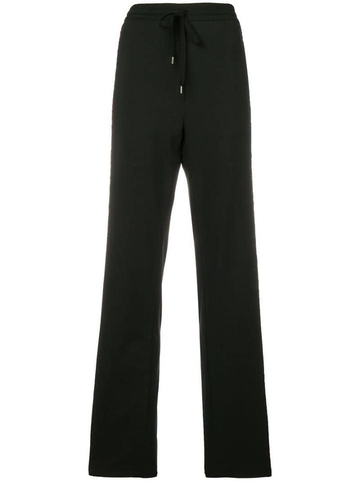 Nº21 Side-stripe Drawstring Pants - Black