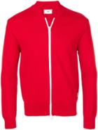 Ami Alexandre Mattiussi Zip Up Bomber Sweatshirt - Red