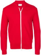 Ami Alexandre Mattiussi Zip Up Bomber Sweatshirt - Red