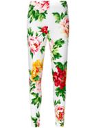 Kenzo Vintage Floral Print Leggings - White