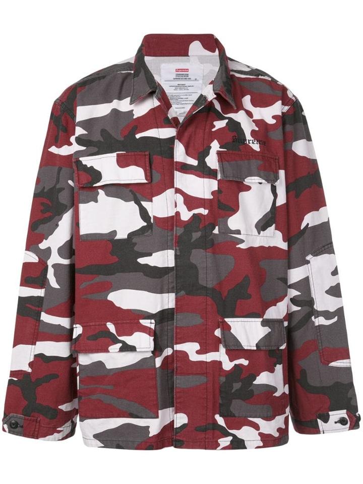Supreme Camo Jacket - Red