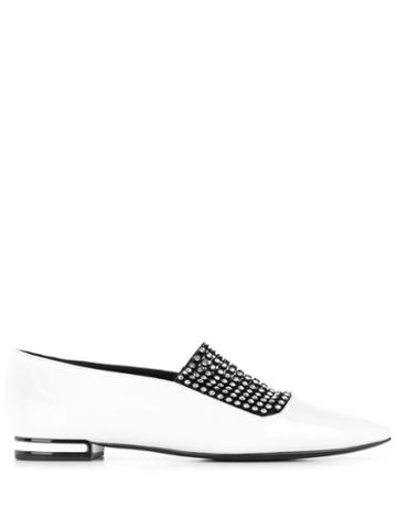 Casadei Bellatrix Flat Shoes - White