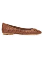 Sarah Chofakian 'tresse' Ballerinas - Brown