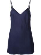 Organic By John Patrick Spaghetti Strap Cami, Women's, Size: Large, Blue, Cupro