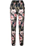 Philipp Plein Floral Jogging Trousers - Black