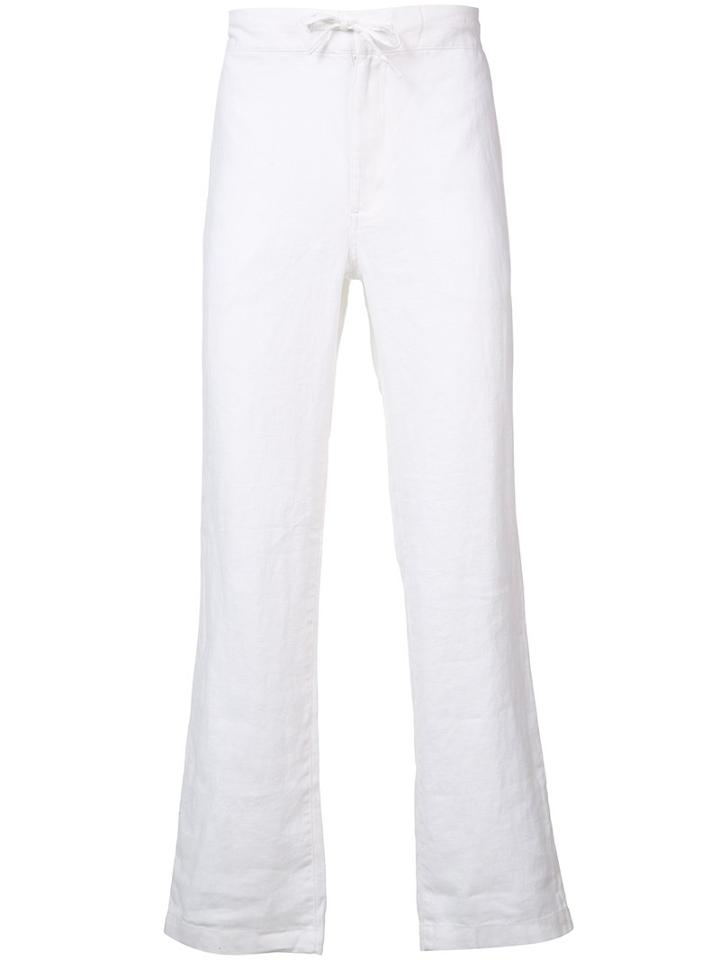 Onia - Collin Drawstring Linen Pants - Men - Linen/flax - M, White, Linen/flax