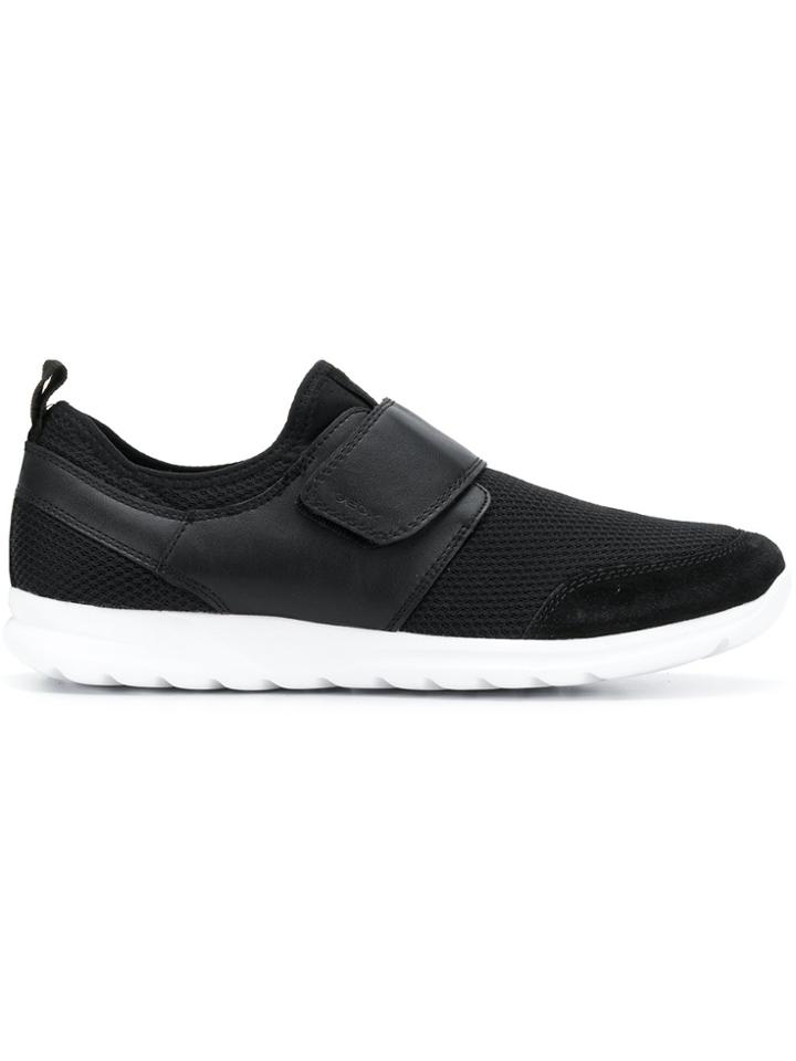 Geox Strap Detail Sneakers - Black