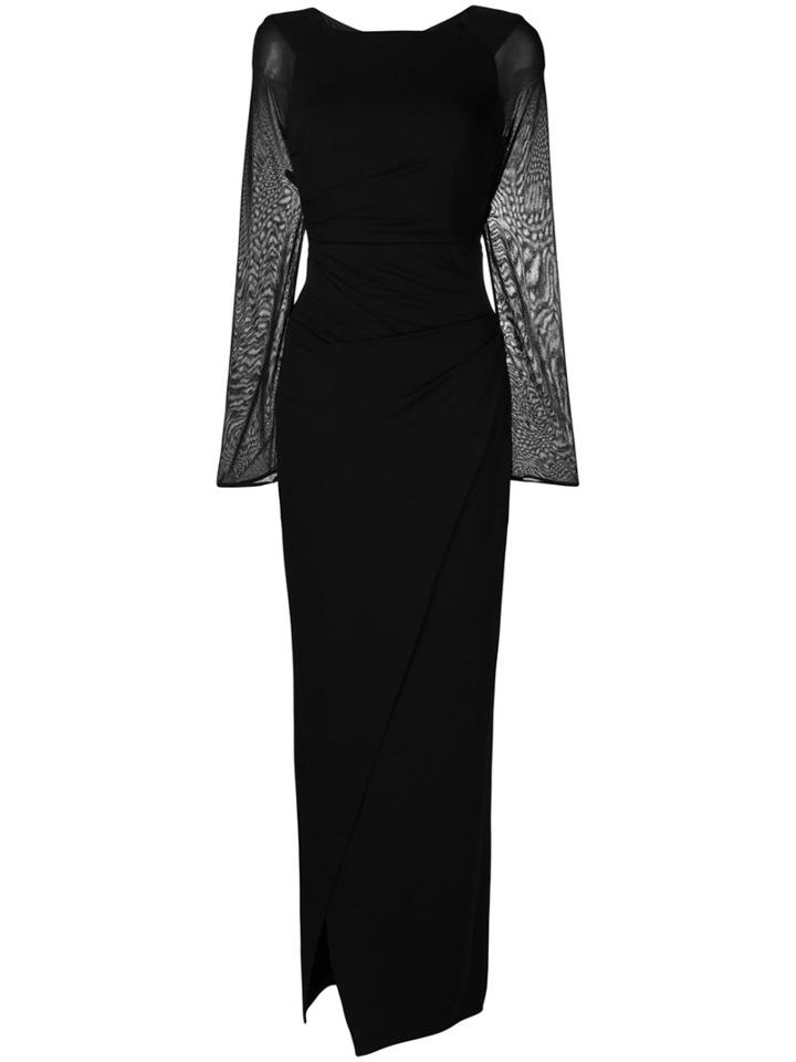 Talbot Runhof - Novale Dress - Women - Spandex/elastane/viscose - 36, Black, Spandex/elastane/viscose