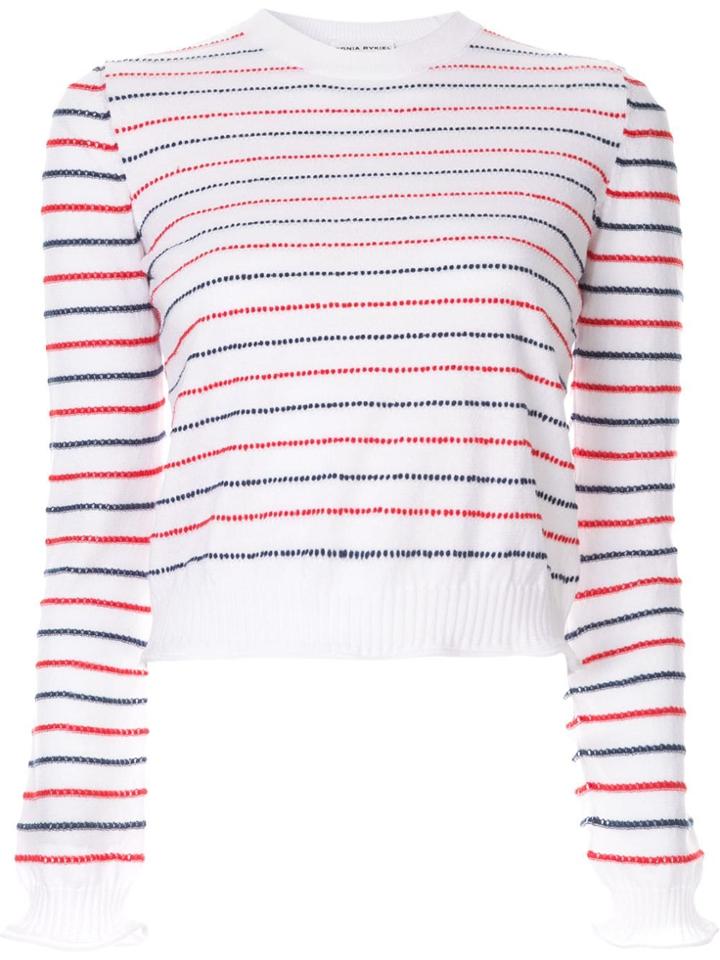 Sonia Rykiel Rykiel Striped Jumper - White