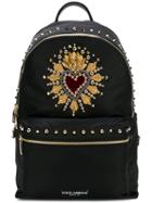 Dolce & Gabbana Stud Embellished Backpack - Black
