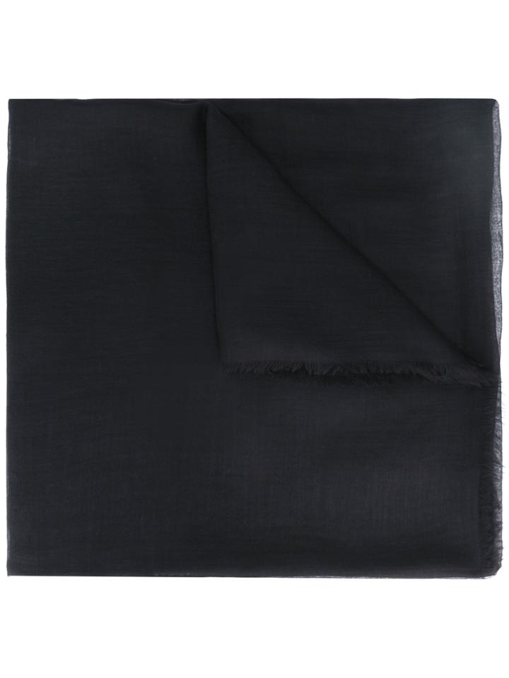 Salvatore Ferragamo Large Stole - Black