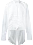 Faith Connexion Elongated Back Shirt, Men's, Size: Small, White, Cotton