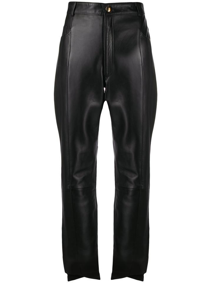 Manokhi High-waisted Trousers - Black
