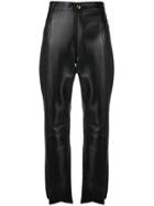 Manokhi High-waisted Trousers - Black