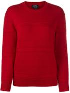 A.p.c. Ribbed Panel Jumper - Red