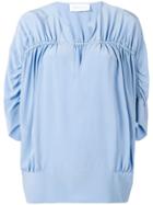 Christian Wijnants Ruched Blouse - Blue