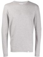 Norse Projects Long-sleeve Fitted Sweater - Grey