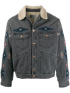 Isabel Marant Embroidered Denim Jacket - Black