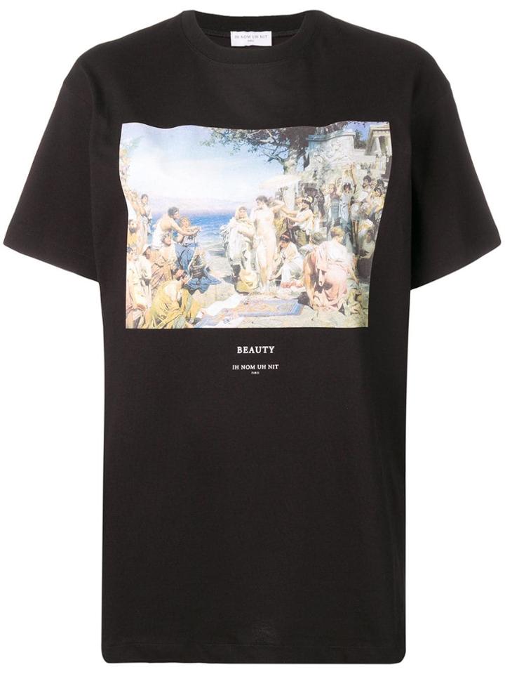 Ih Nom Uh Nit Beauty Print T-shirt - Black