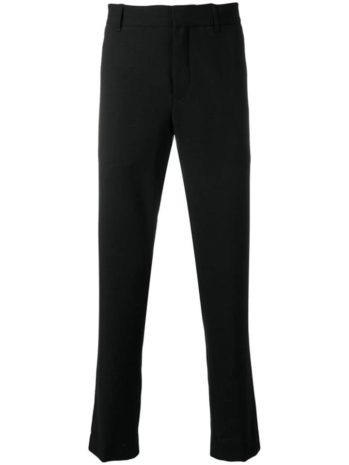 Ann Demeulemeester Plain Tailored Trousers - Black