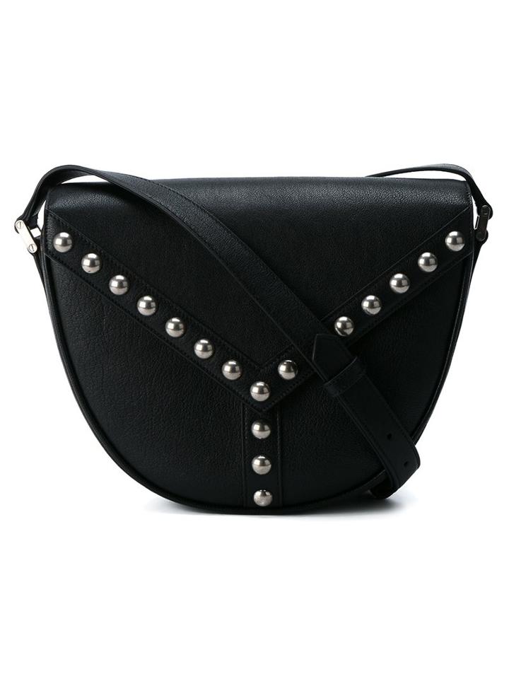 Saint Laurent 'y' Stud Embellished Shoulder Bag