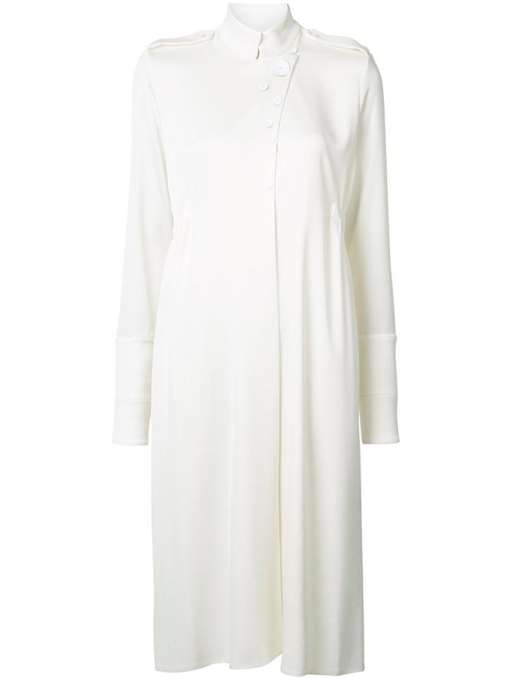 Ellery Midi Shirt Dress - White