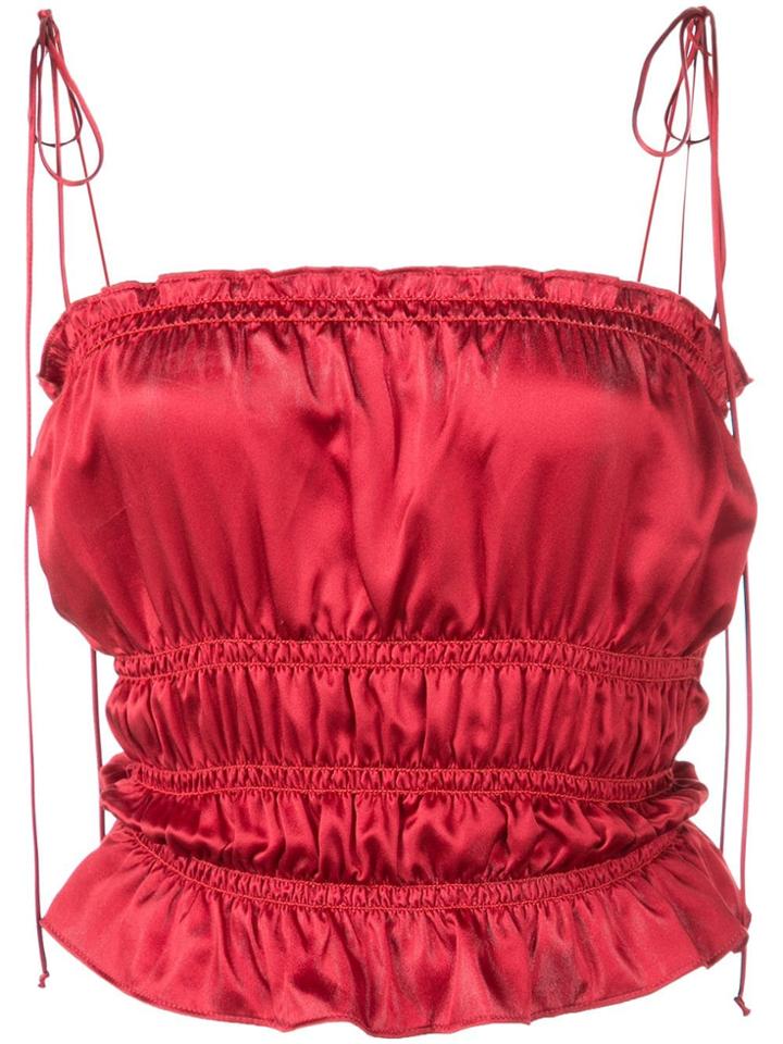 Reformation Viviana Top - Red