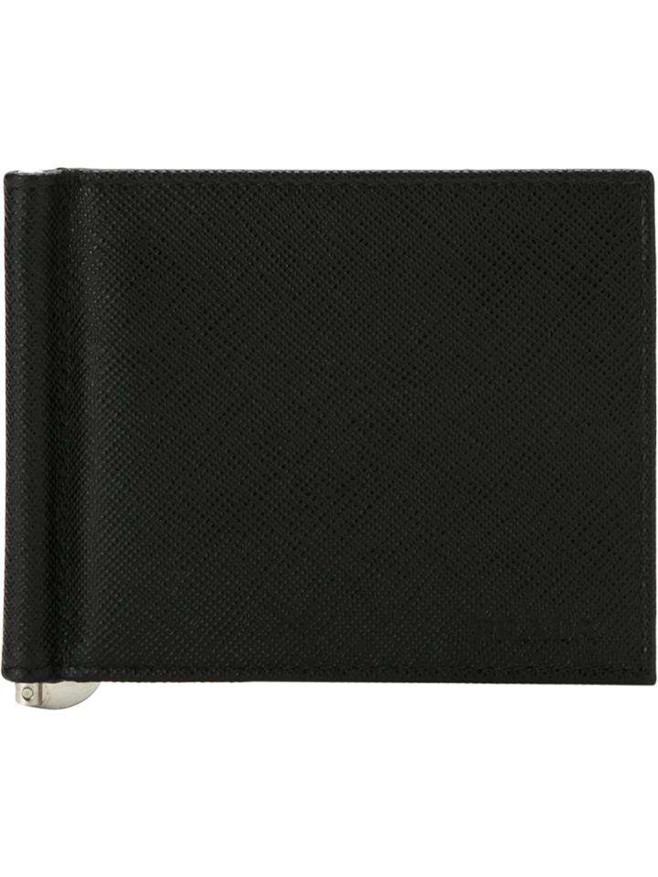 Prada Fold Out Wallet - Black