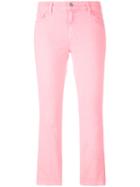 J Brand - Bootcut Jeans - Women - Cotton/spandex/elastane - 27, Pink/purple, Cotton/spandex/elastane
