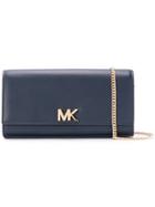 Michael Michael Kors Mott Chain Wallet - Blue