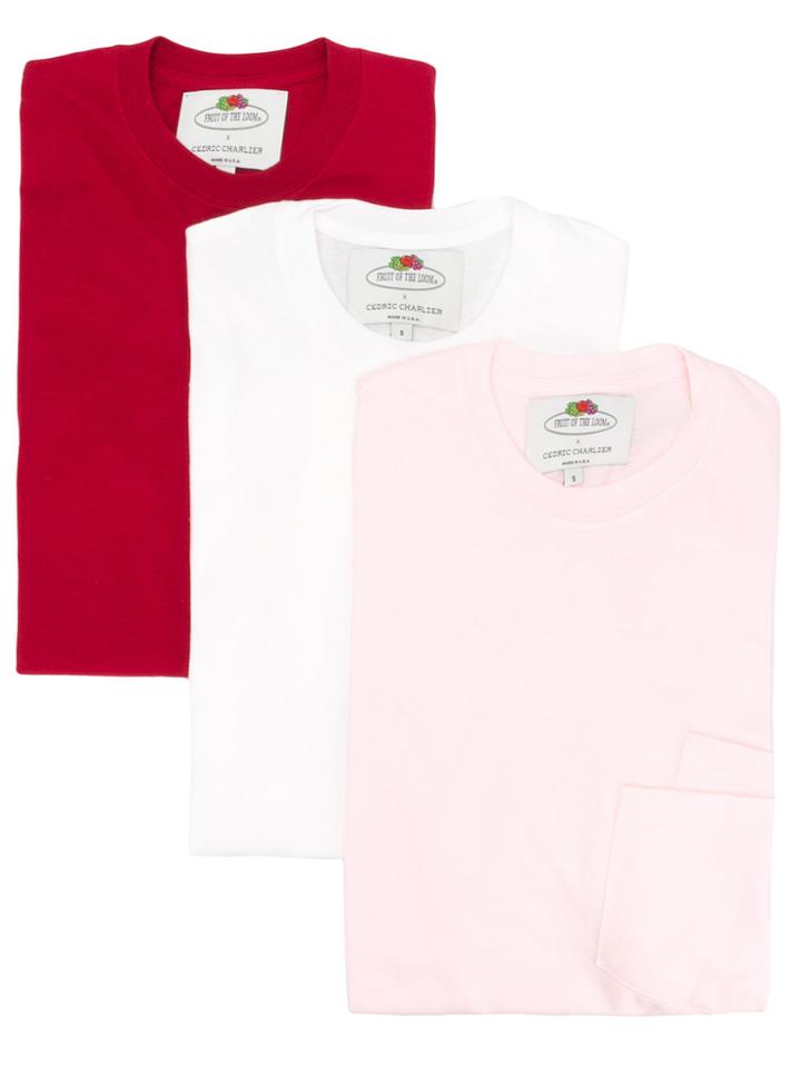 Cédric Charlier Plain T-shirt - Pink & Purple