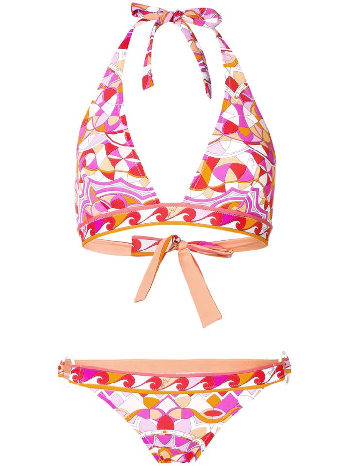 Emilio Pucci Halterneck Bikini - Multicolour