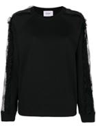 Dondup Lace-embroidered Sweater - Black