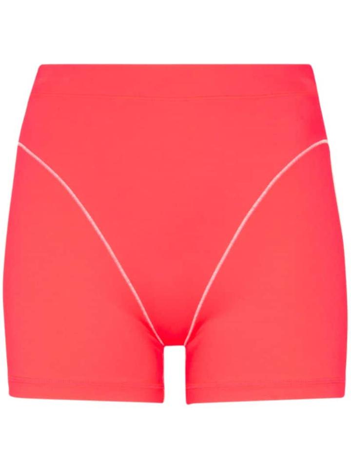 Adam Selman Sport French-cut Cycling Shorts - Pink