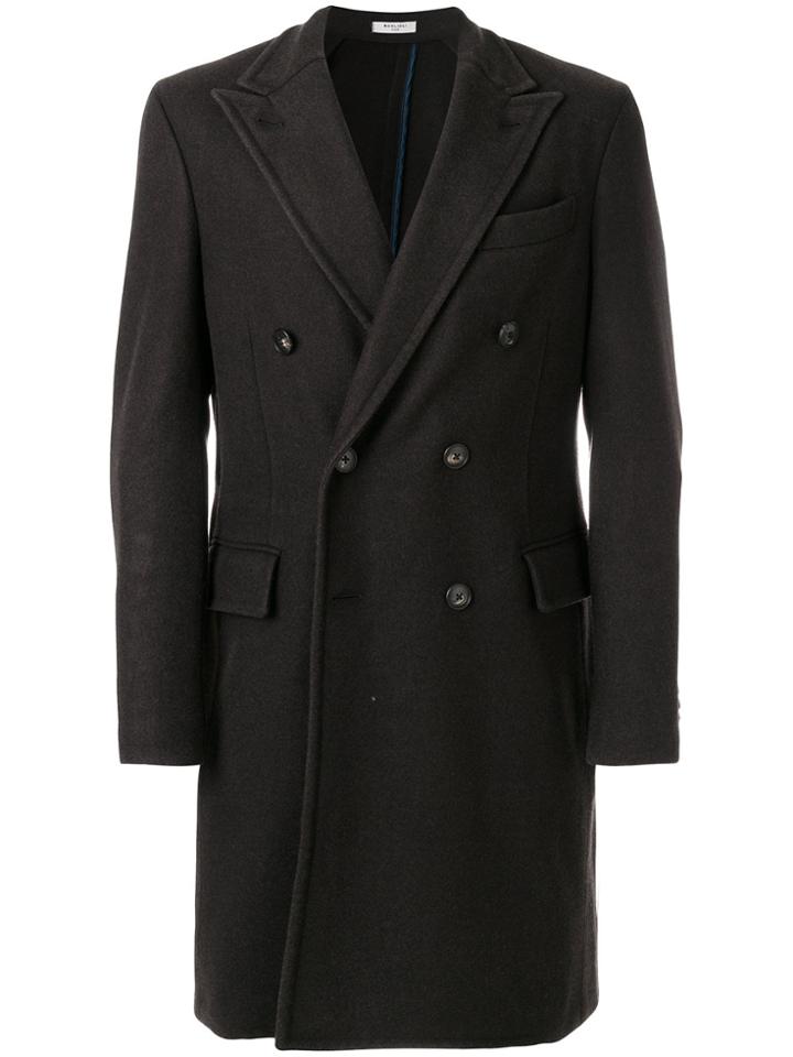 Boglioli Double-breasted Coat - Brown