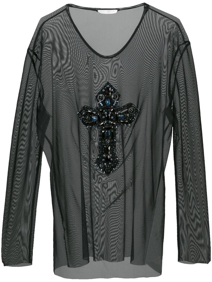 Faith Connexion Sheer Blouse - Black